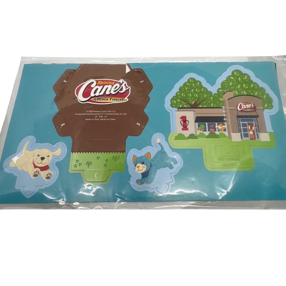 Raising‎ Cane's Cane and Friends Hexagon Worlds Toy Building Set SH-038-23 NEW